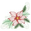 Rippled Christmas Poinsettia(Md)