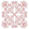 Redwork Jacobean Quilts 02(Sm)