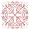 Redwork Jacobean Quilts 10(Lg)