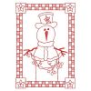 Redwork Snowman 05(Sm)