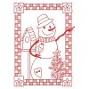 Redwork Snowman 09(Md)