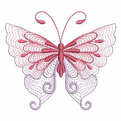 Rippled Colorful Butterfly 10 machine embroidery designs