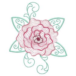 Rippled Vintage Roses(Lg) machine embroidery designs