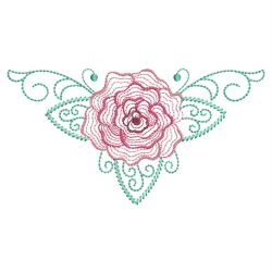 Rippled Vintage Roses 03(Sm) machine embroidery designs