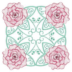 Rippled Vintage Roses 05(Sm) machine embroidery designs
