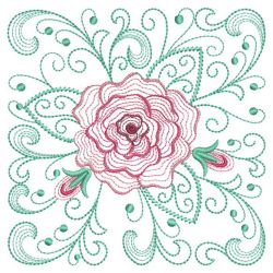 Rippled Vintage Roses 10(Lg) machine embroidery designs