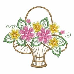 Heirloom Flower Baskets 1 02 machine embroidery designs