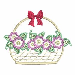Heirloom Flower Baskets 1 14 machine embroidery designs