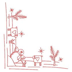 Redwork Borders and Corners 10(Lg)