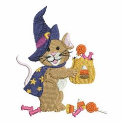 Animals in Halloween 05 machine embroidery designs