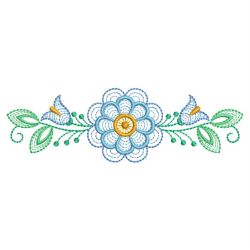 Rippled Fancy Flowers 01(Lg) machine embroidery designs