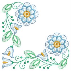 Rippled Fancy Flowers 06(Md) machine embroidery designs
