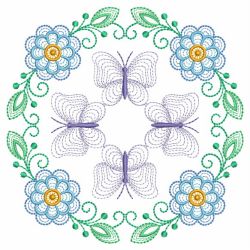 Rippled Fancy Flowers 07(Lg) machine embroidery designs