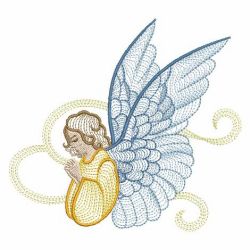 Rippled Magical Angels 06(Lg) machine embroidery designs