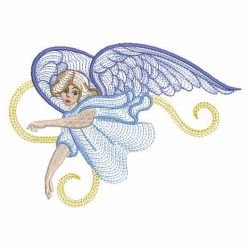 Rippled Magical Angels 07(Lg) machine embroidery designs
