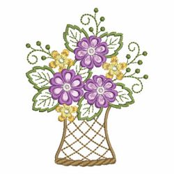 Heirloom Flower Baskets 2 02 machine embroidery designs