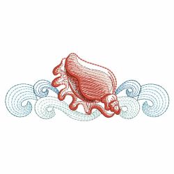 Shell Borders 08(Lg) machine embroidery designs