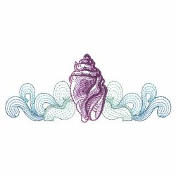 Shell Borders 09(Md) machine embroidery designs