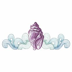 Shell Borders 09(Lg) machine embroidery designs