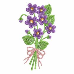 Violet machine embroidery designs