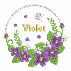 Violet 04 machine embroidery designs