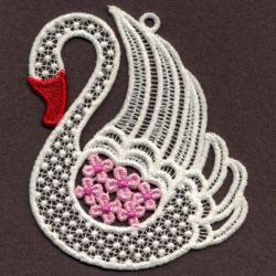 FSL Fancy Swans 03 machine embroidery designs