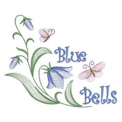 Rippled Bluebells 1 03(Sm) machine embroidery designs