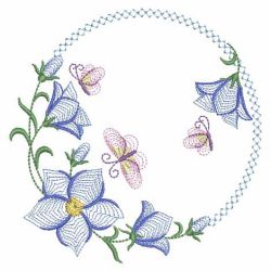Rippled Bluebells 1 04(Md) machine embroidery designs