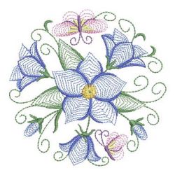 Rippled Bluebells 1 08(Lg) machine embroidery designs