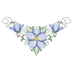 Rippled Bluebells 1 11(Md) machine embroidery designs