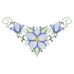 Rippled Bluebells 1 11(Lg) machine embroidery designs