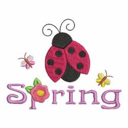 Cute Ladybug 05 machine embroidery designs