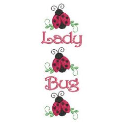 Cute Ladybug 06 machine embroidery designs