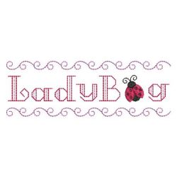 Cute Ladybug 09 machine embroidery designs