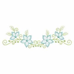 Rippled Flower Borders 03(Md) machine embroidery designs