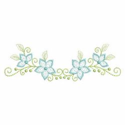 Rippled Flower Borders 03(Md) machine embroidery designs