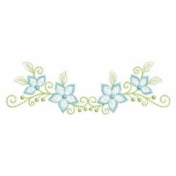 Rippled Flower Borders 03(Lg) machine embroidery designs