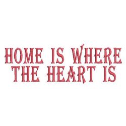 Home Is Where Heart Is 1 machine embroidery designs