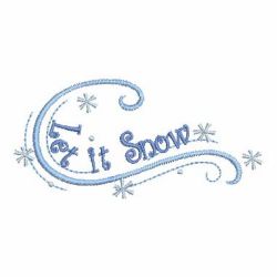 Let it snow 1(Sm) machine embroidery designs