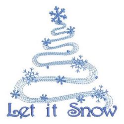 Let it snow 1 05(Sm) machine embroidery designs