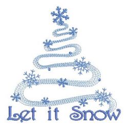 Let it snow 1 05(Lg) machine embroidery designs