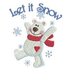 Let it snow 1 10(Md) machine embroidery designs