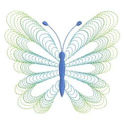 Rippled Gradient Butterfly 05(Md) machine embroidery designs