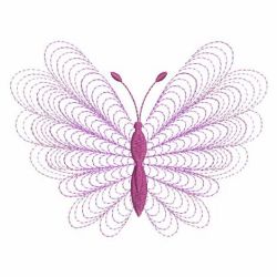 Rippled Gradient Butterfly 06(Lg) machine embroidery designs
