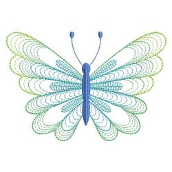 Rippled Gradient Butterfly 07(Sm) machine embroidery designs