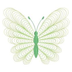 Rippled Gradient Butterfly 08(Md) machine embroidery designs