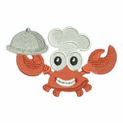 Cute Animal Chef 02 machine embroidery designs