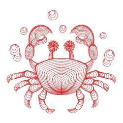 Redwork Sea Animals(Md) machine embroidery designs