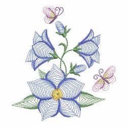 Rippled Bluebells 2 02(Md) machine embroidery designs