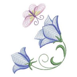 Rippled Bluebells 2 08(Lg) machine embroidery designs